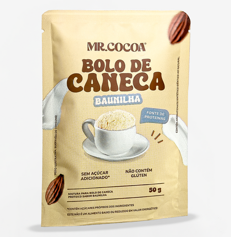 BOLO PROTEICO BAUNILHA (50G)