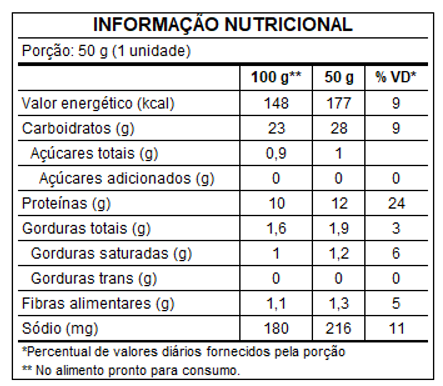 BOLO PROTEICO CHOCOLATE (50G)